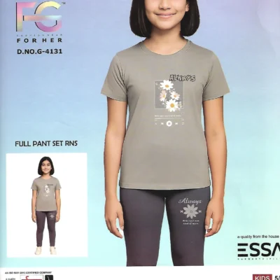 ESS-G4131-1 Essa G-4131 Tencel Full Pant Set - Pattern 1