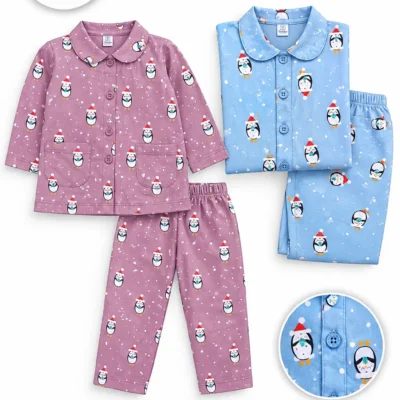 4290-Lavender-14-18 Teddy Girls Night Suit – Design 4290